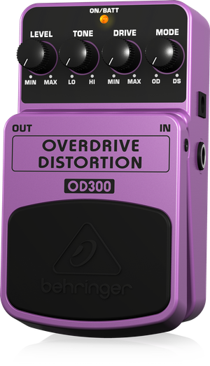 1609144421373-Behringer OD300 Overdrive Distortion Guitar Effects Pedal3.png